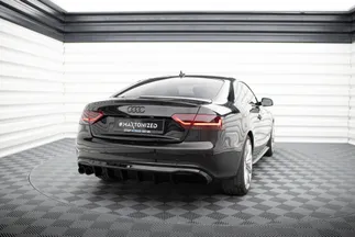 Maxton Design Rear Valance For 8T Audi A5 Coupe / Cabrio S-Line (Dual Tips One Side)
